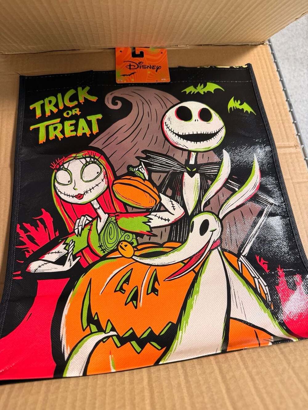 Disney The Nightmare Before Christmas Trick or Treat Reusable Tote Bag